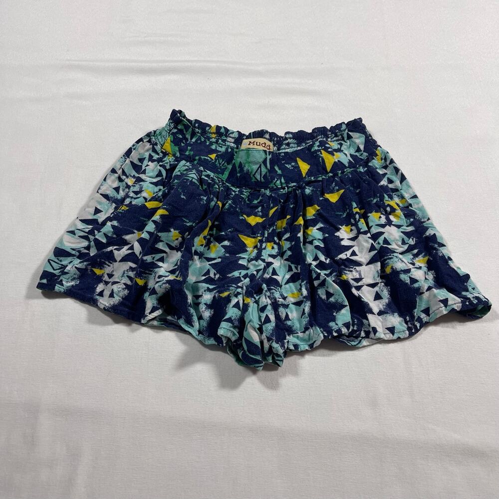 Vintage Mudd Y2K Skort Juniors 10 Abstract Geometric Print 
Rayon
